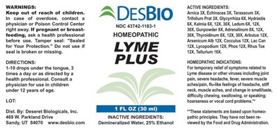 Lyme Plus - DSRT23 Lyme Plus 3 13 18